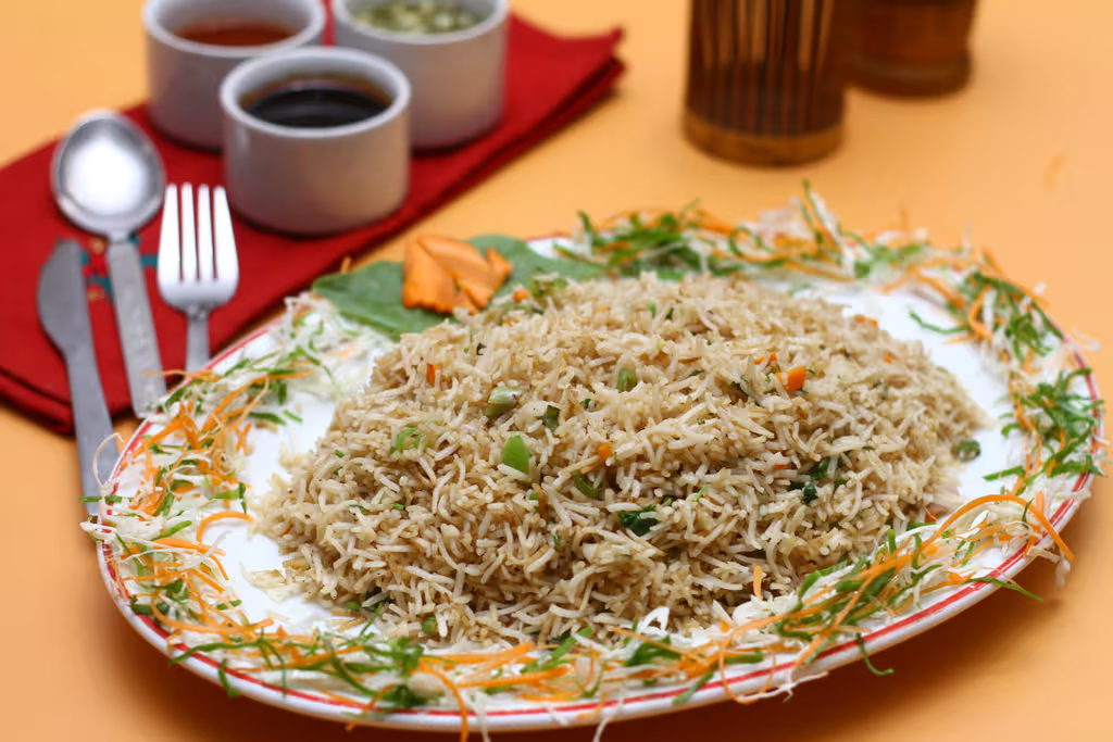 Veg Manchow Fried Rice - The Canton Restaurant