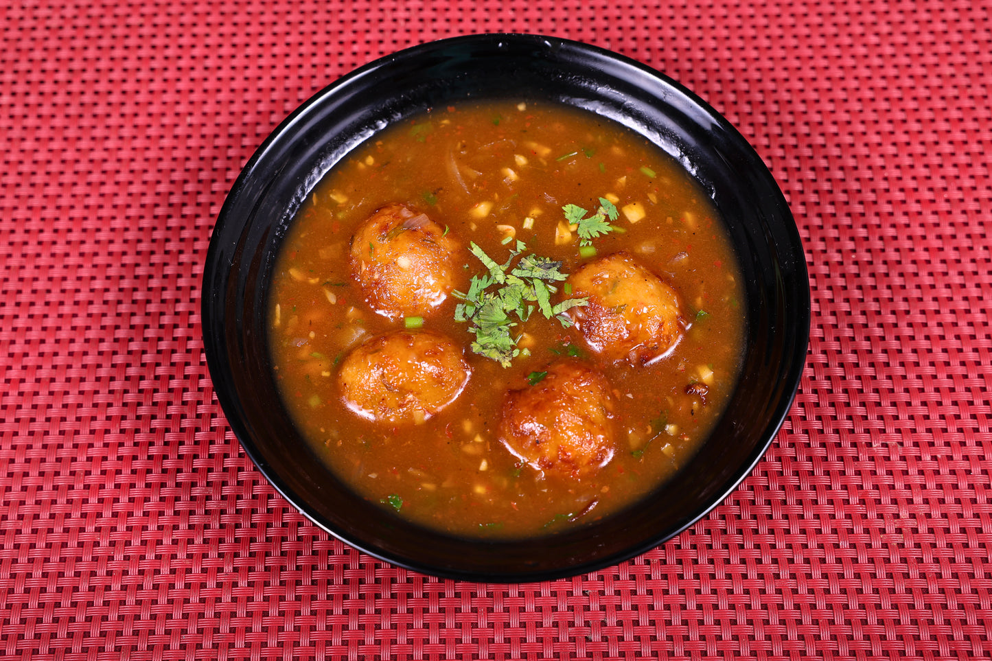 Vegetable Balls in Manchurian Sauce